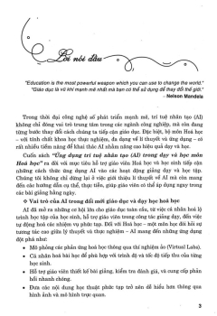 ỨNG DỤNG TRÍ TUỆ NHÂN TẠO (AI) TRONG DẠY VÀ HỌC MÔN HÓA HỌC (Dành cho Giáo viên và học sinh)